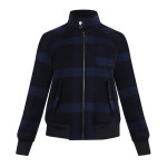 Women Blue Casual Jacket