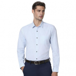Men's Striped Slim Fit Full Sleeve Formal Shirt | Cotton-Rich | Wonder Fabric