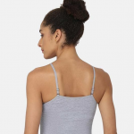 Cotton Slip for Women - Adjustable Spaghetti Straps, Detachable Thin Straps, Everyday Wear Slip Camisole for Women