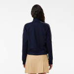 Women Blue Paris Interlock Track Jacket