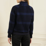 Women Blue Casual Jacket